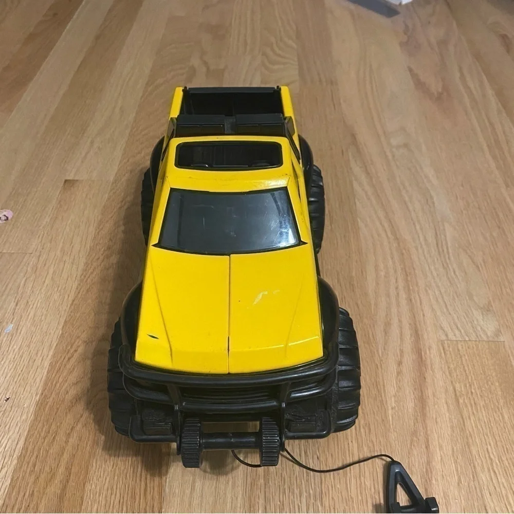 Vintage Tonka Steel 4x4 Dune Squad Truck W/ Hook Yellow Monster Lifted Toy